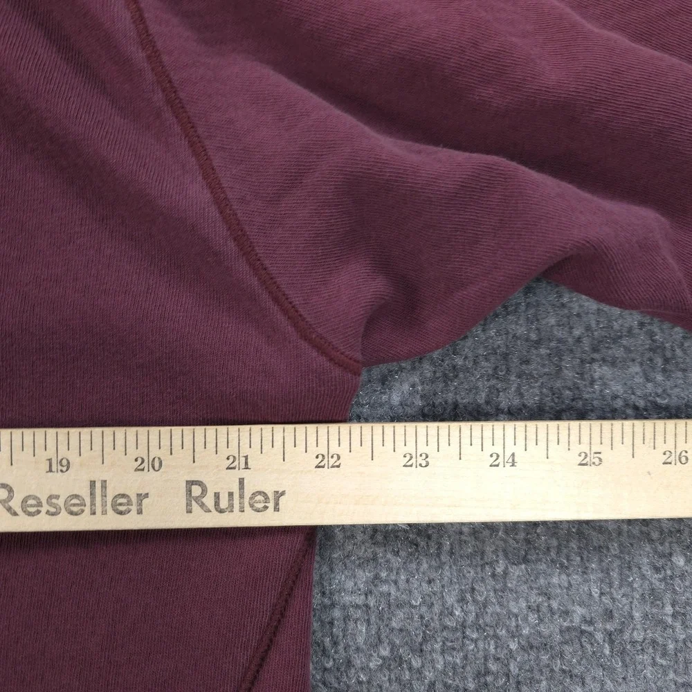 Vintage Patagonia Sweater Mens M Burgundy‎ Quarter Zip Organic Cotton 2000s Y2K